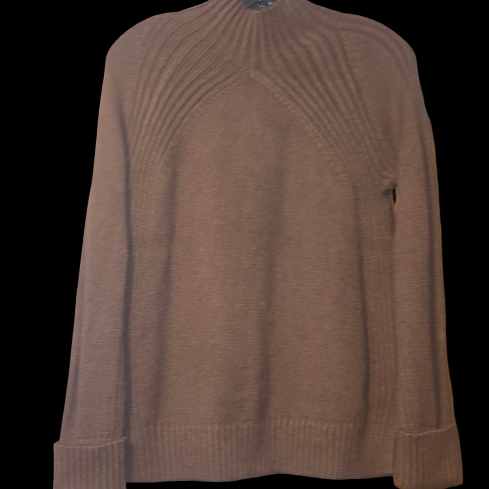 Talbots Brown Ribbed Sweatshirt